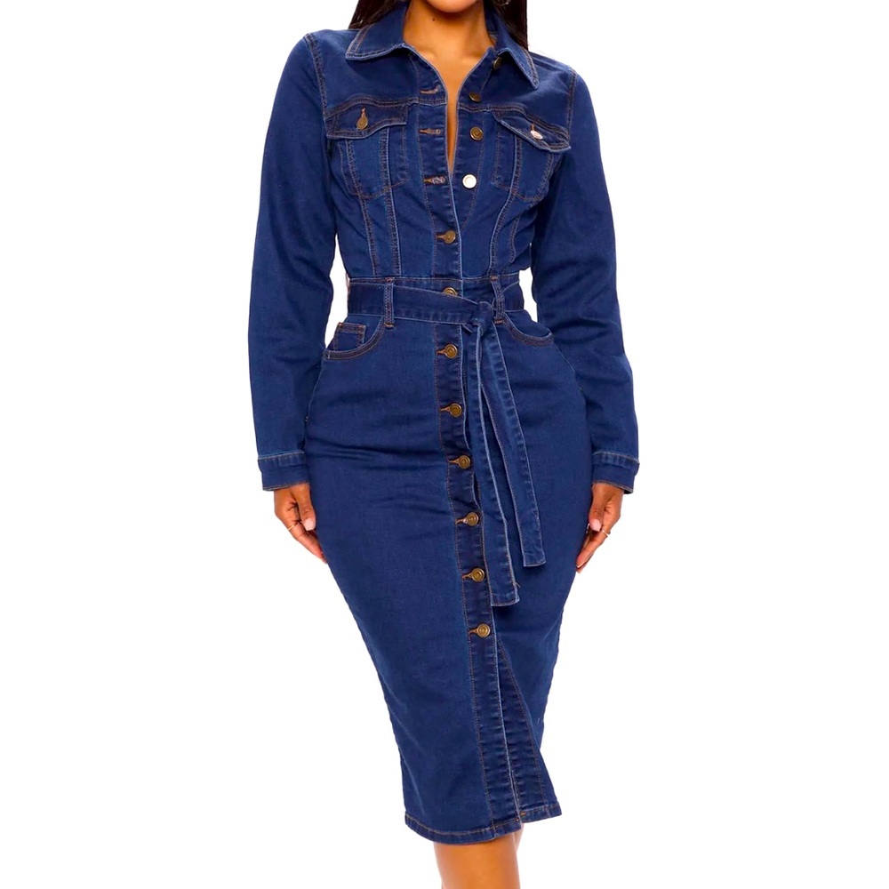 Fashionnova Denim Dress